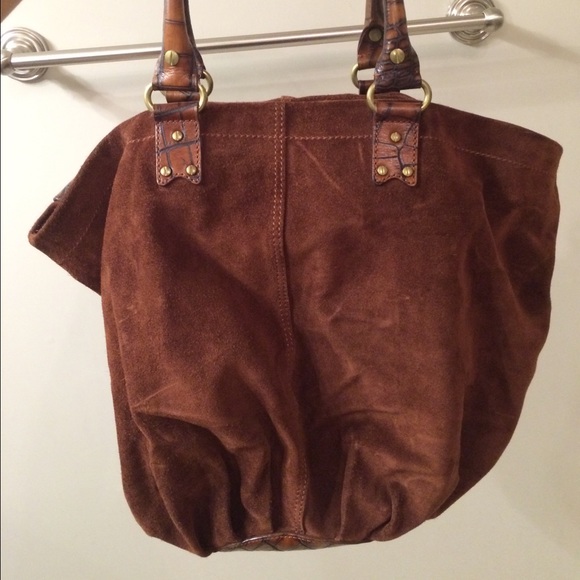 Creamy suede Cole Haan hobo bag