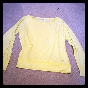 Yellow shirt from pink