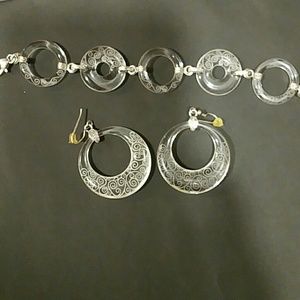 Authentic Brighton bracelet and earrings set!