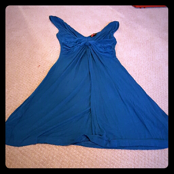 Blue dress