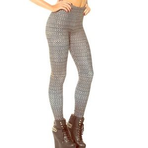 NWOT Blackmilk high waisted chain mail leggings