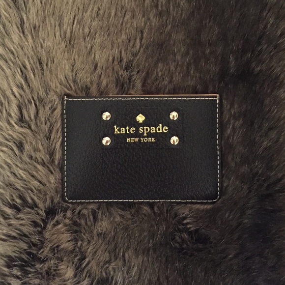 Kate Spade! Card Holder - Black & Tan
