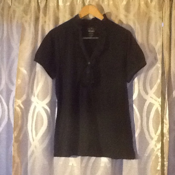 Ruffle front top