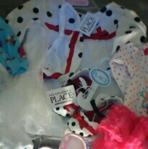 Baby girl clothing and shoes bundle