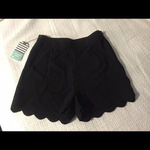 Black dressy shorts
