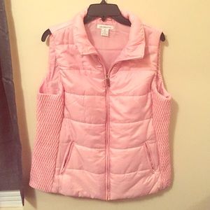 Pink Liz Claiborne Puffer Vest