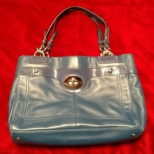 LEATHER COACH BAG
