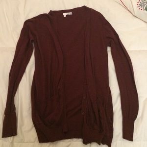 Maroon Cardigan