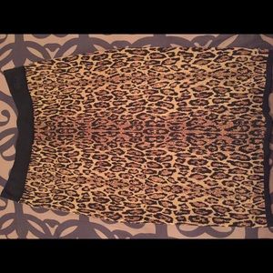 Cache animal print skirt