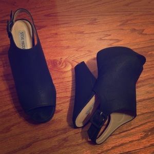 Womens Black Gabby Platform Shoes