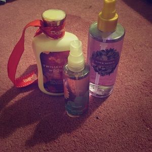 Victoria secret and bath and body set!