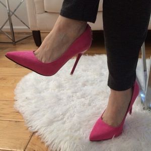Pink Pumps Heel Size 6