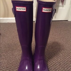 Hunter rain boots