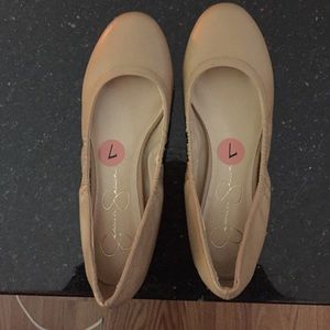 Tan shoes