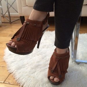 Jessica Simpson Boho Style Sandals Heels Size 6