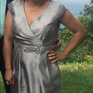 🌚Grey with rhinestone dress🌚🌚