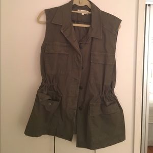 Madewell Jackets & Coats - Madewell Military Style Army Green Jacket Vest L Madewell Jackets & Coats - Madewell Military Style Army Green Jacket Vest L