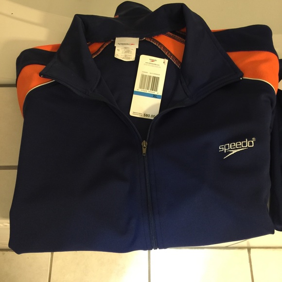 Speedo warm up- new. Never worn with tags
