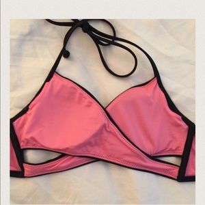 PINK bathing suit top