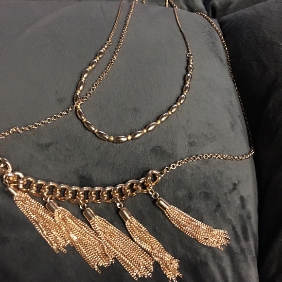 2pcs necklace!!