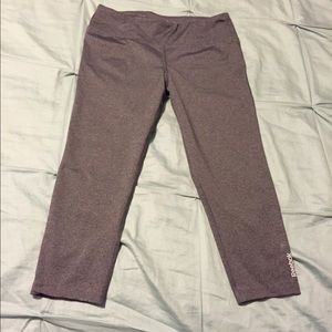 Reebok Grey Spandex Capri Pants