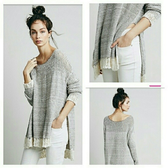 Free People Sweaters - ⚡LOWEST⚡Free People oatmeal loose knit sweater