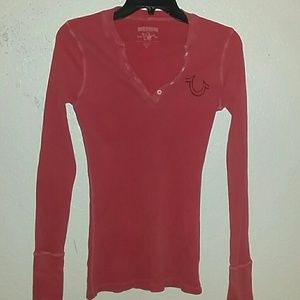 True Religion thermal Henley