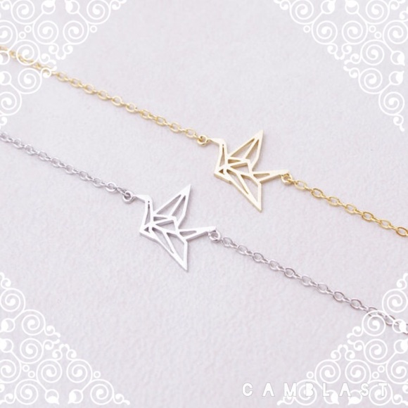 2xHP. Origami Crane Bracelet - Picture 4 of 4