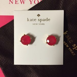 Kate Spade Caberet Pink Jewel Earrings