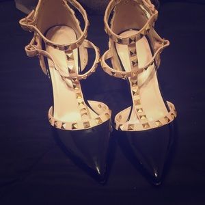 Studded heels
