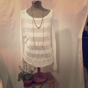 [Nordstrom Saavy] Lanston long-sleeve rayon shirt.