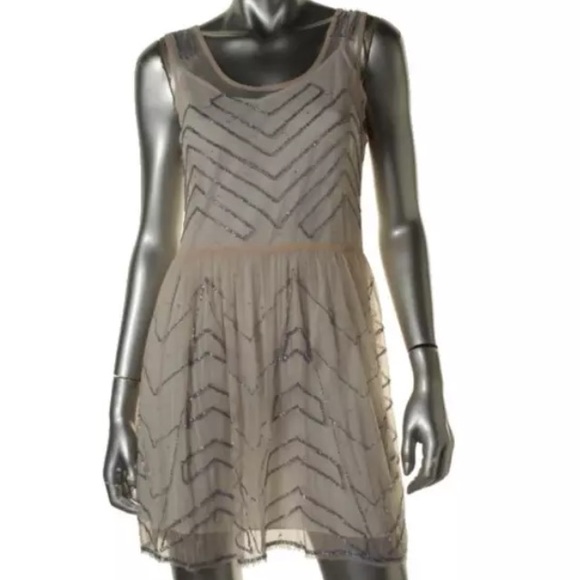 Free people beaded slip dress