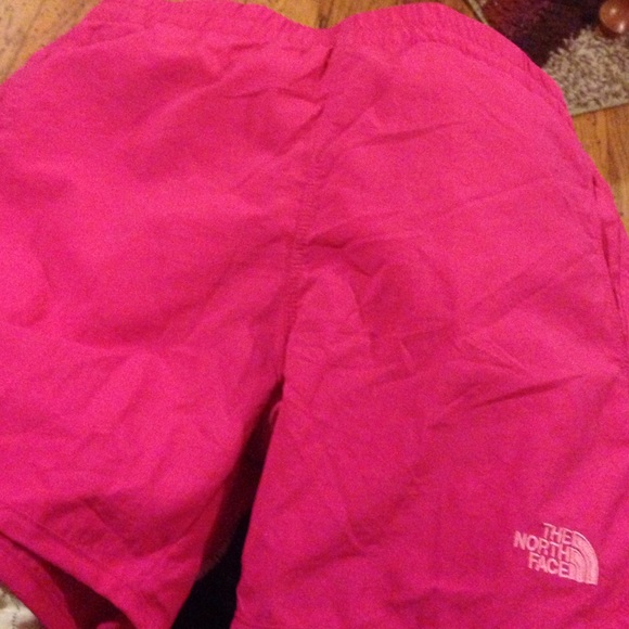 North Face Hot Pink shorts