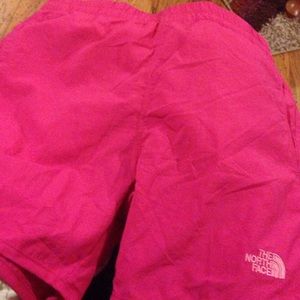 North Face Hot Pink shorts