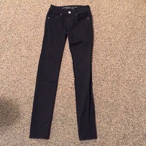 American eagle black skinny jean