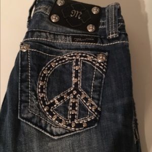 Miss Me Peace Jeans