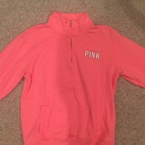 PINK quarter-zip