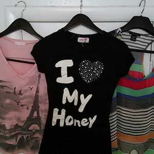 Priced for all 3 VERY CUTE GRAPHIC TEES...