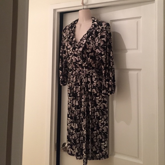 Black, grey and white dress!