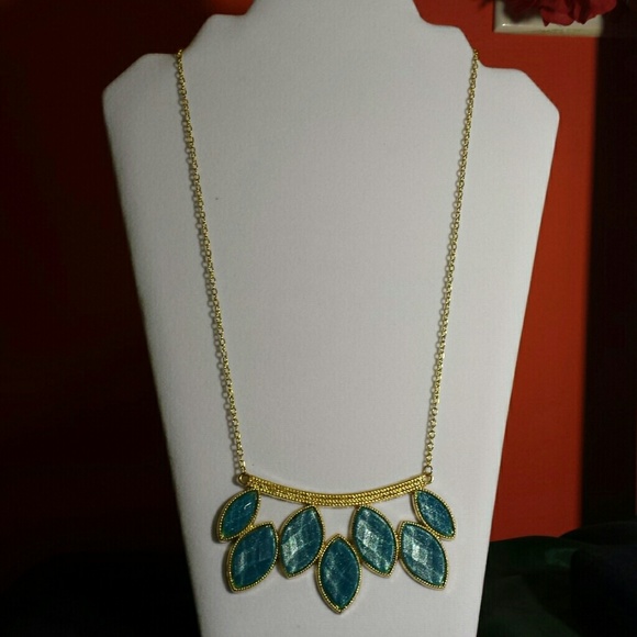 Statement  Green Acrylic bead necklace