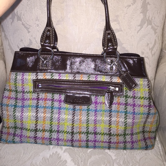 Coach wool shopper