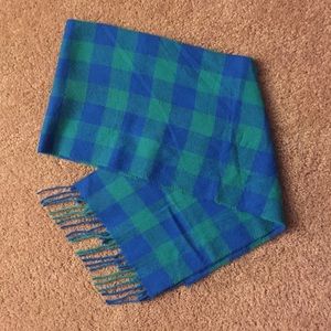 Green and blue scarf!!