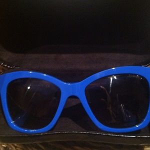 Chanel cobalt blue Sunglasses