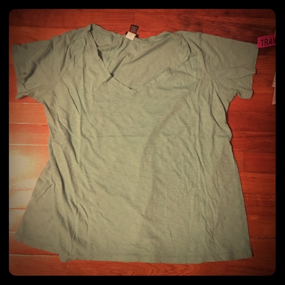Torrid 2, teal short sleeves v-neck tee.