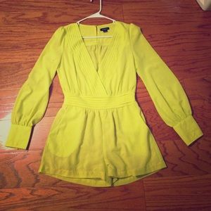 Lime green romper