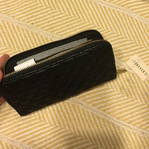 NWT Quilted Black Wallet