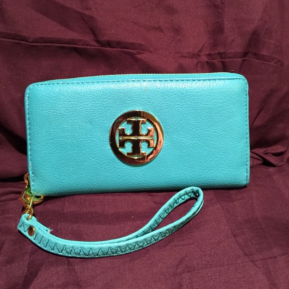 Blue wallet
