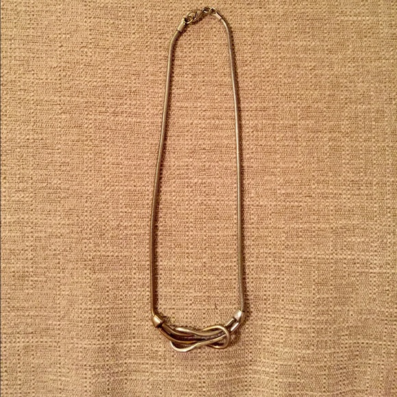 Two-toned Knot Necklace