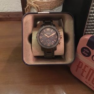 Fossil two-tone women's watch
