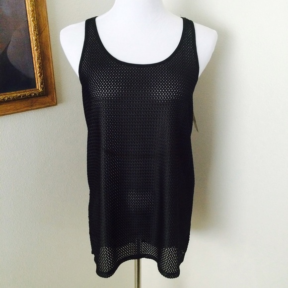 🎉HP🎉 Trouve woven semi-sheer tunic top - Picture 2 of 4